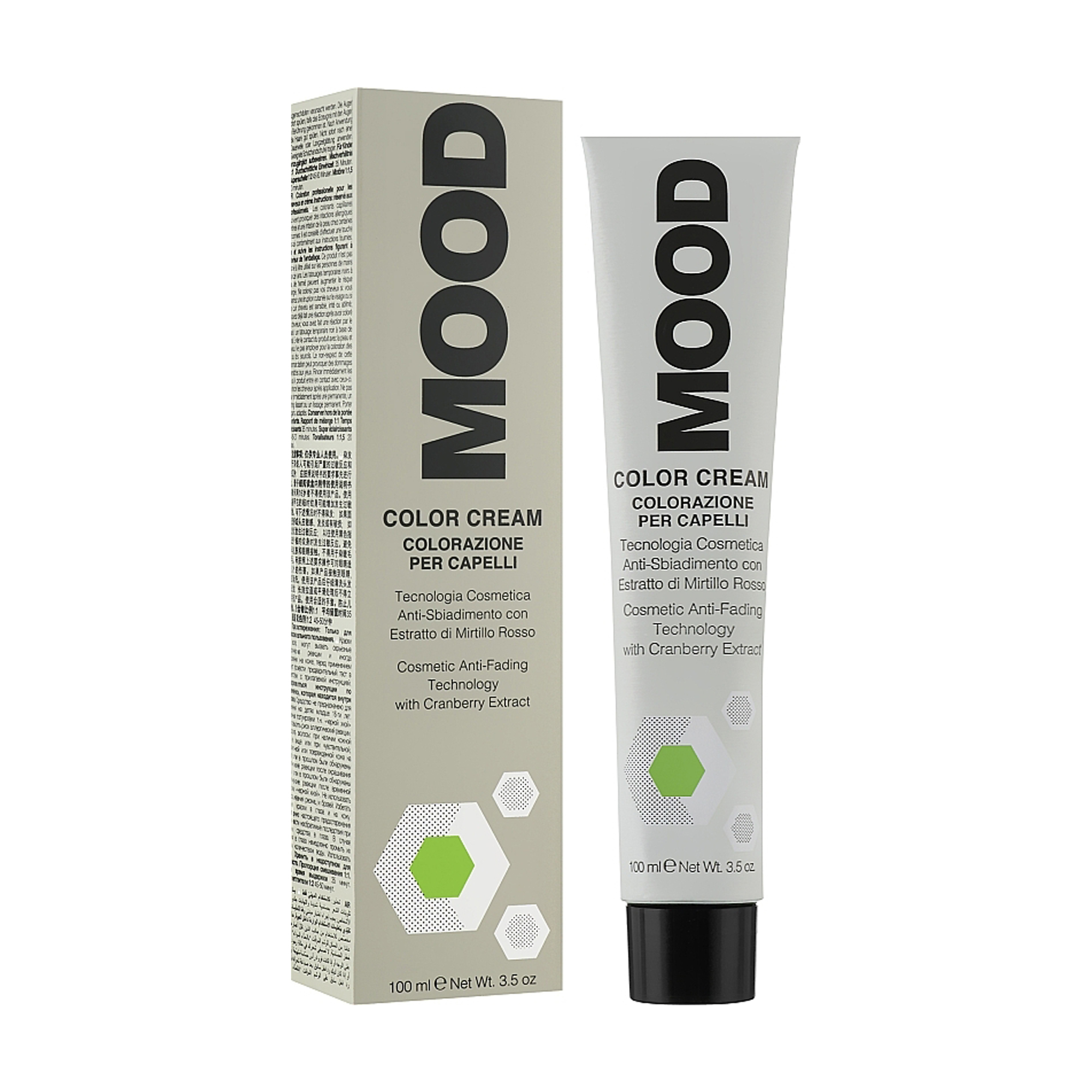 Перманентна крем-фарба для волосся Mood Color Cream 5.3 Light Golden Brown, 100 мл